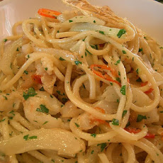 Pasta with Braised Fennel, Chard, and Balsamic Vinegar