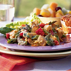 Chicken Salad with Asparagus and Toasted Almonds