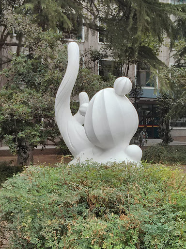 仙人球雕像