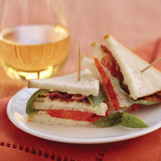 Mini Bacon, Tomato, and Basil Sandwiches