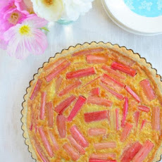 Rhubarb Coconut Honey Tart