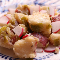 Red Potato Salad... Spicy and Vegan (No Mayo or Nayo!)