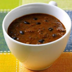 Black Bean Soup with Cumin and Cilantro