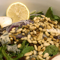 Macoun Apple and Gorgonzola Salad Served with Savory Biscuits