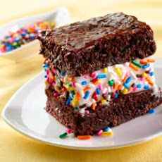 Mega Brownie Ice Cream Sandwiches