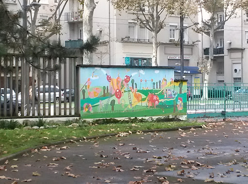 Fresque Jardin D'enfants