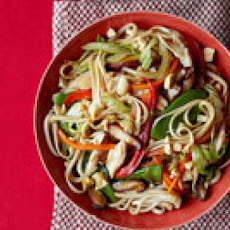 Chicken and Spring Vegetable Lo Mein