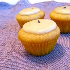 Lavender Lemon Cupcakes  (With Icing)