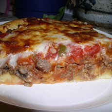 Vavavoom Biscuit Crust Beef & Mushroom Pizza