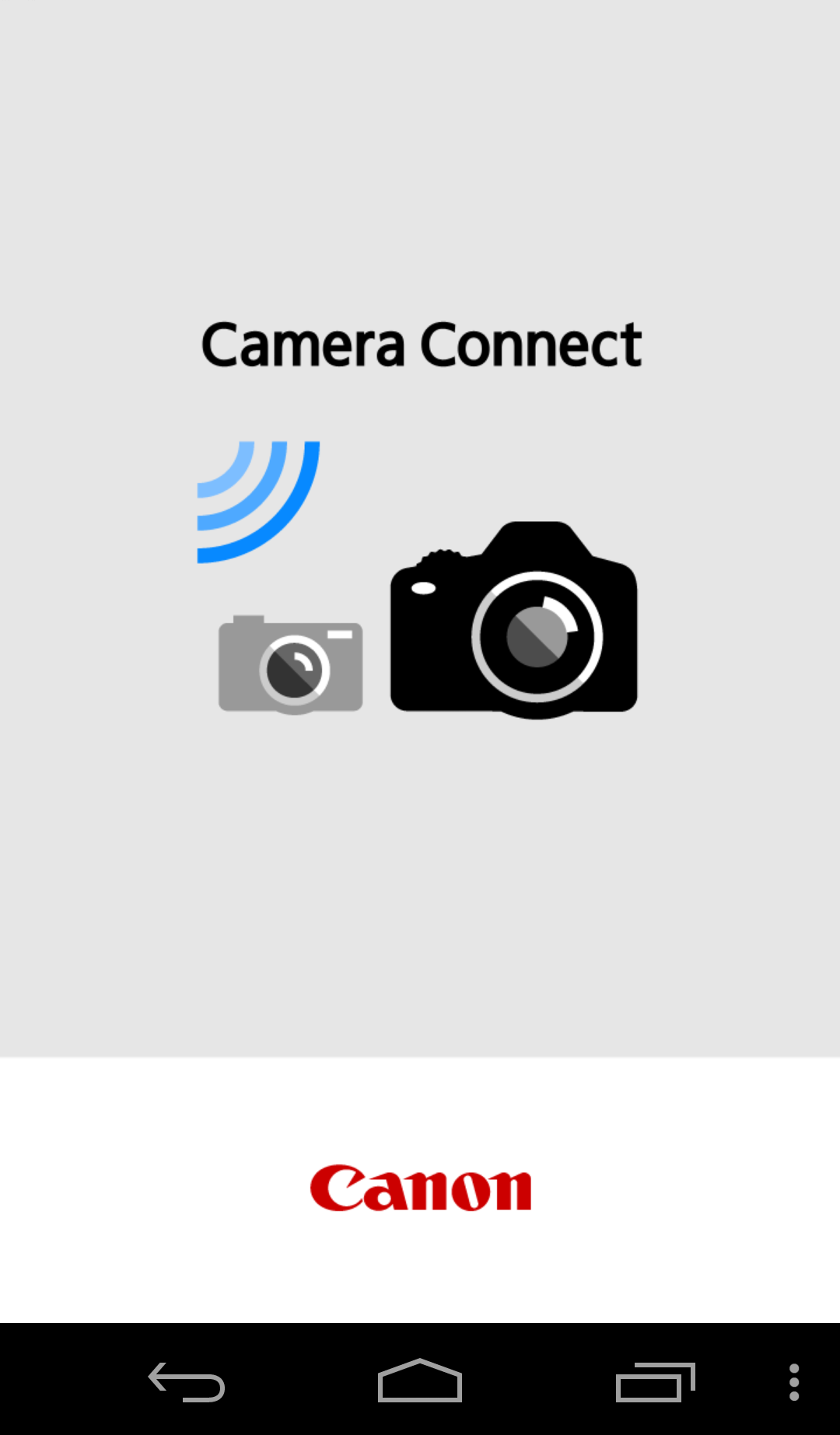 Android application Canon Camera Connect screenshort