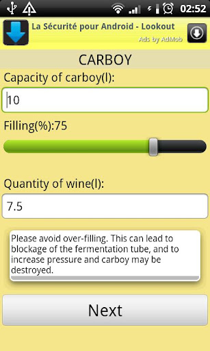 Wine Calculator