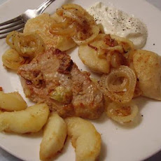 Pork Chops and Pierogies for 2