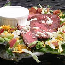 Bacon Blue Cheese Flat Iron Salad