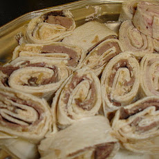 French Onion and  Beef Pinwheels Rollups