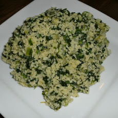 Spicy Spinach and Onion Couscous