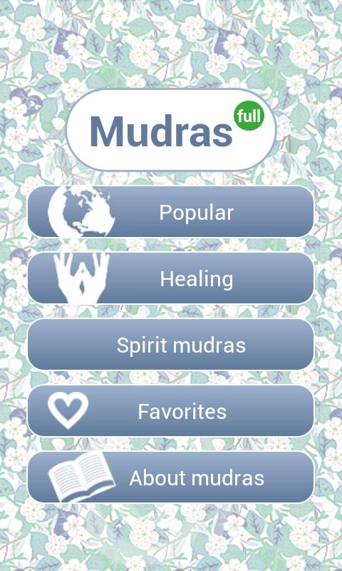 Android application Mudras screenshort