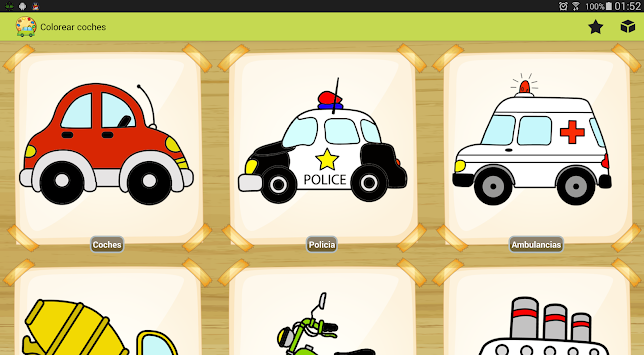 Mewarnai Mobil Permainan Apk 1 0 Pendidikan Gratis Screenshot Truk