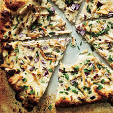 Chicken and Herb White Pizza