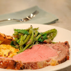 Standing Rib Roast (Prime Rib) with Yorkshire Pudding