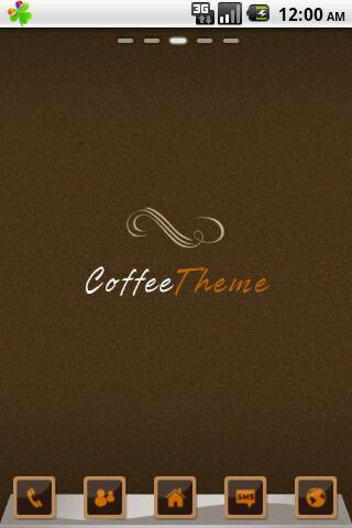 Coffee GO Launcher Theme