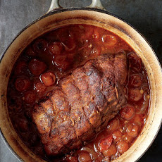 Pork Shoulder Roast with Tomatoes