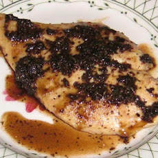 Pan Glazed Chicken with Basil