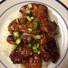 Ginger Scented Honey Hoisin Chicken Thighs With Sesame