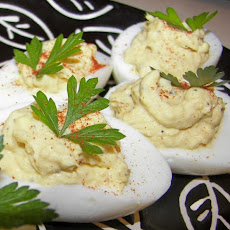 Zydeco Ya-Ya Deviled Eggs