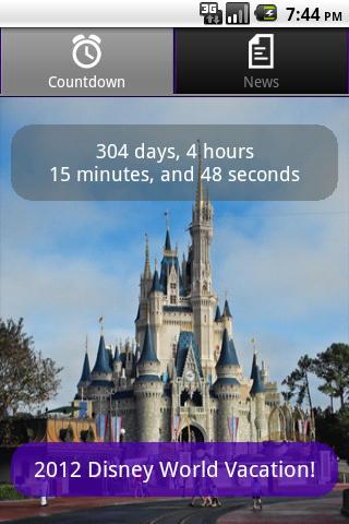 Disney World Countdown