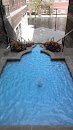 Blue Pool Fountain
