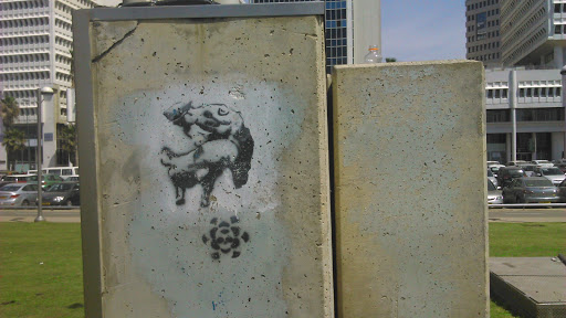 Pig and Farmer Graffiti 