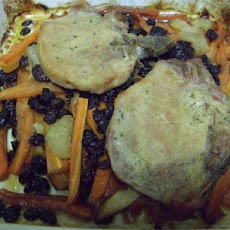 Lazy Vegetable Pork Chop Bake
