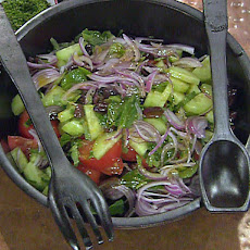 Summery Tomato and Cucumber Salad