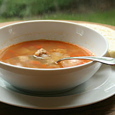 Spicy Sausage and Bean Soup