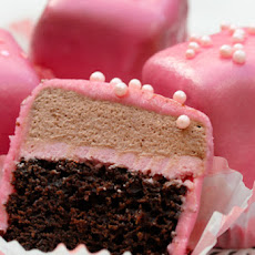 Chocolate Pomegranate Petit Fours