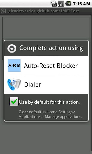 Auto-Reset Blocker