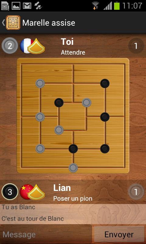 Android application Nine Men's Morris Multiplayer screenshort