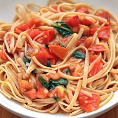 Alice Waters' Whole Wheat Pasta with Tomato Vinaigrette