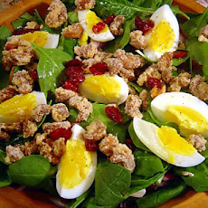 Spinach Salad With Candied Cashews