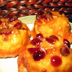 Orange-Glazed Cranberry Crowns