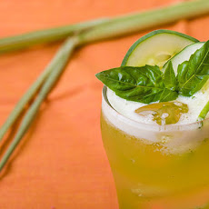 Cucumber-Basil Lemonade with Lemongrass