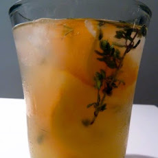 Meyer Lemon and Thyme Caipirinha