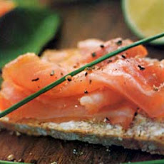 Irish Brown Bread with Smoked Salmon