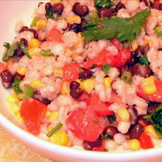 southwestern barley salad