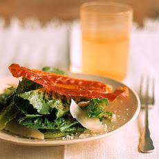 Romaine Salad with Prosciutto Crisps