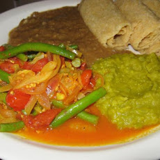Warm Cabbage and Green Beans