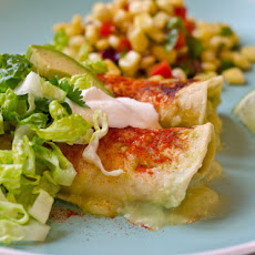 Chicken Enchiladas with Tomatillo Sauce