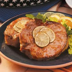 Orange-Glazed Pork Chops