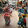 Hoi Chiu and Mok Chun as traditional Chinese warrior characters