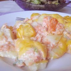 Creamy Salmon Bake